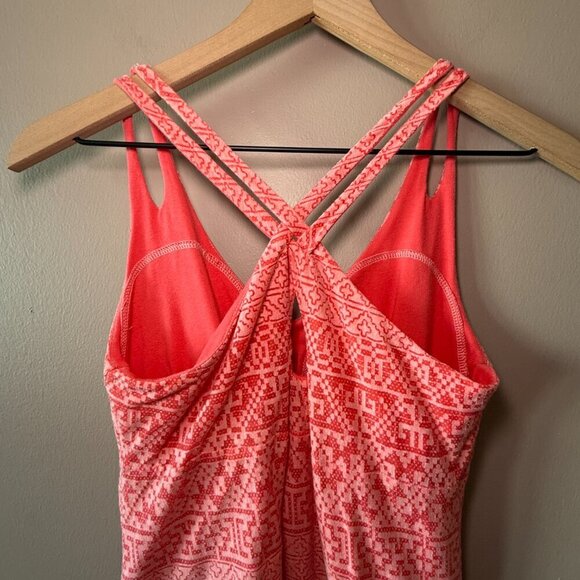 Women's S Athleta Watermelon Pink Pattern Knotted Nanda Dress - Picture 5 of 9